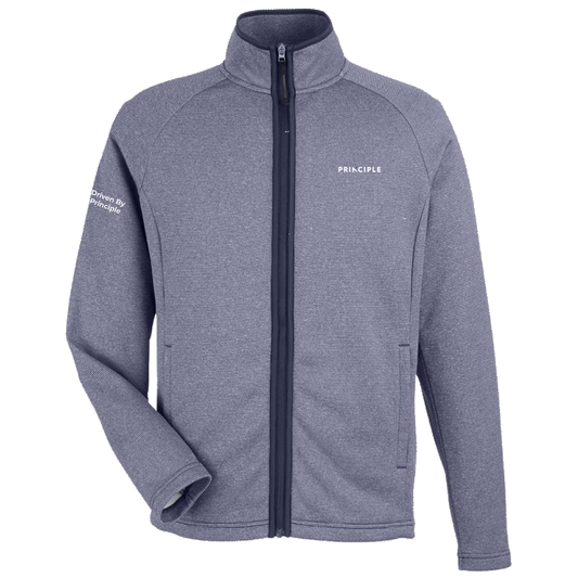 Corporate - Men's Venture Heathered Stripe Full-Zip Jacket