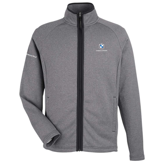 BMW - Corpus Christi - Men's Venture Heathered Stripe Full-Zip Jacket
