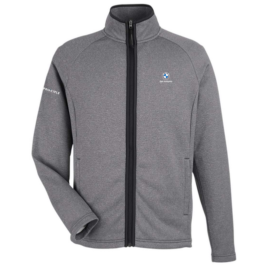 BMW - San Antonio - Men's Venture Heathered Stripe Full-Zip Jacket