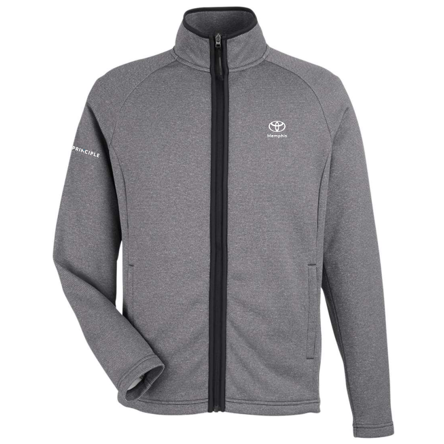 Toyota - Memphis - Men's Venture Heathered Stripe Full-Zip Jacket