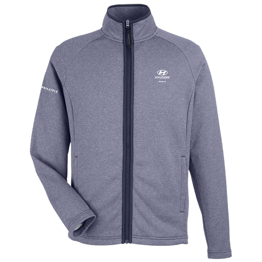 Hyundai - Boerne - Men's Venture Heathered Stripe Full-Zip Jacket