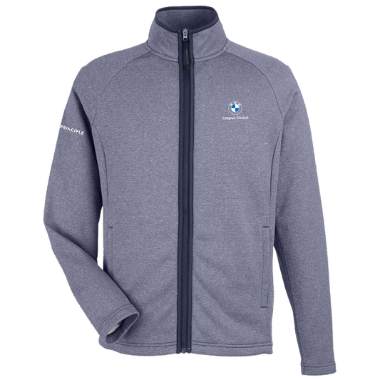BMW - Corpus Christi - Men's Venture Heathered Stripe Full-Zip Jacket