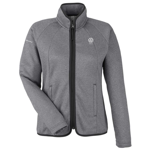 Volkswagen - Grapevine - Women's Venture Heathered Stripe Full-Zip Jacket