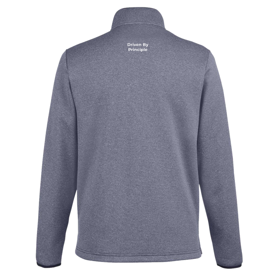 Hyundai - Boerne - Men's Venture Heathered Stripe Quarter-Zip Pullover