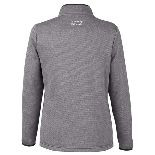 Toyota - Memphis - Women's Venture Heathered Stripe Quarter-Zip Pullover