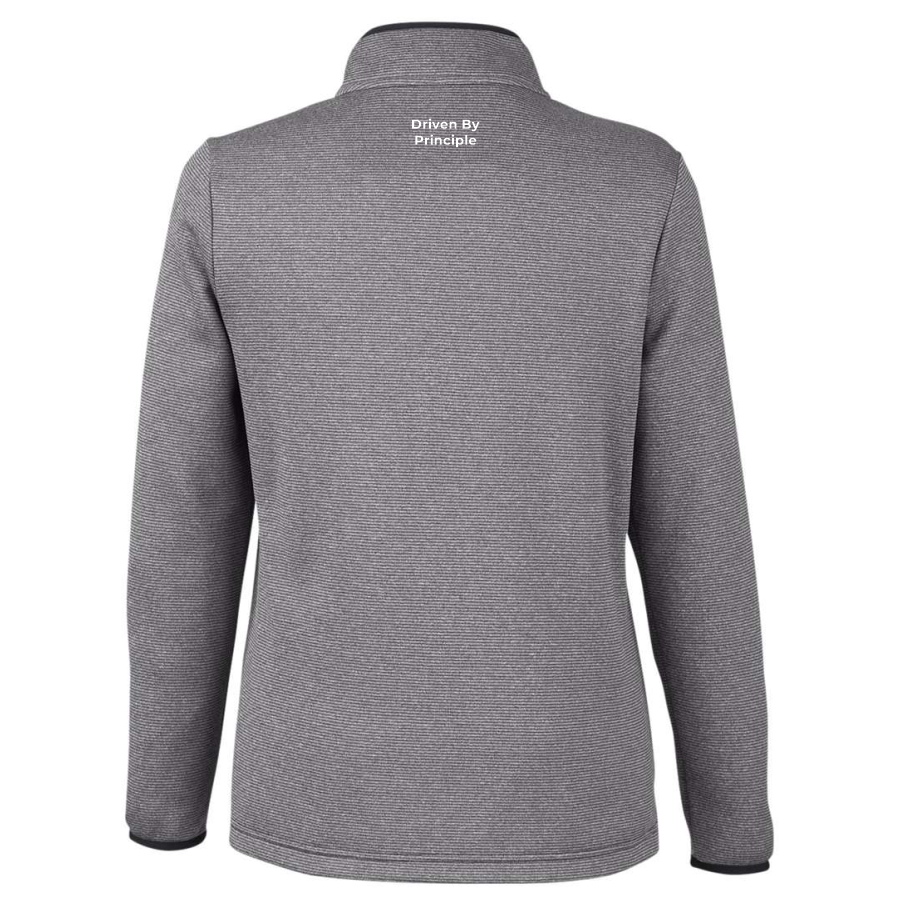 Volvo - San Antonio - Women's Venture Heathered Stripe Quarter-Zip Pullover