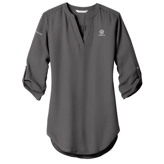 Volkswagen - Grapevine - Port Authority® Women's 3/4-Sleeve Tunic Blouse (Management ONLY)